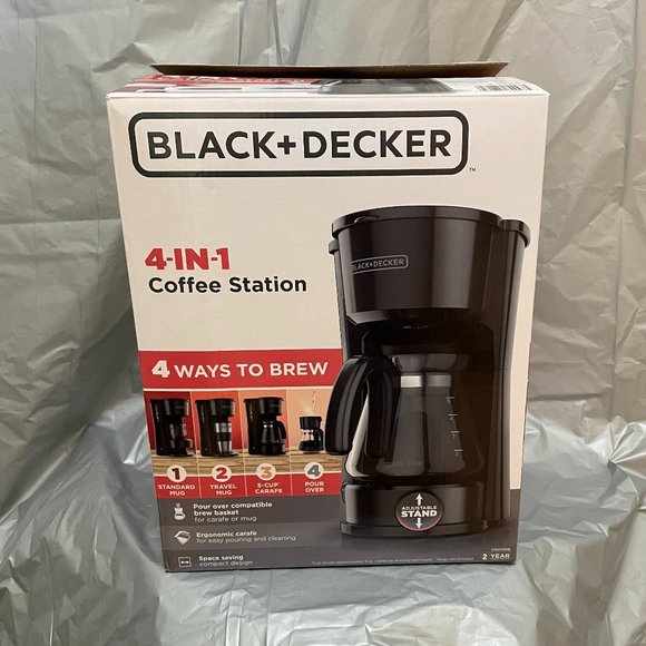 Black + Decker (4-in-1) 5-Cup Coffeemaker (NEW & UNUSED) - Picture 1 of 5